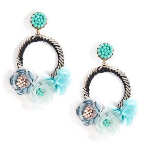 Statement Handmade beaded Floral drop Earring